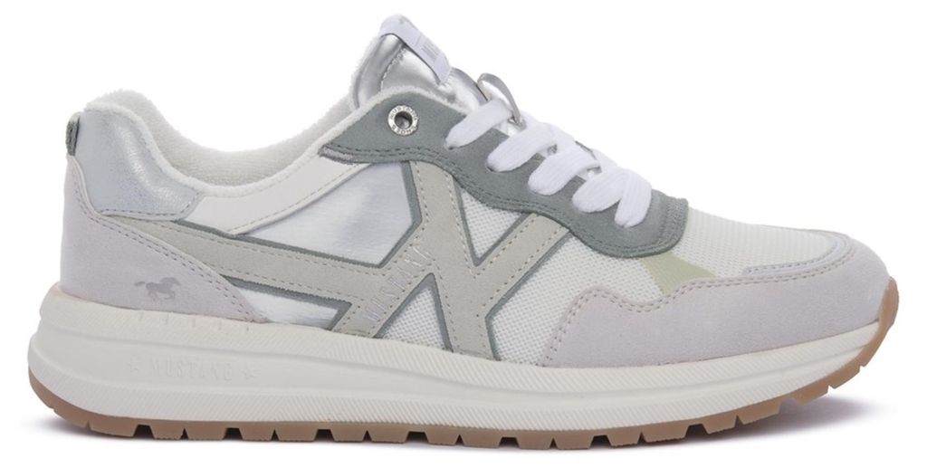 Mustang Damen Low Sneaker Low Top 26M0702001 Weiß