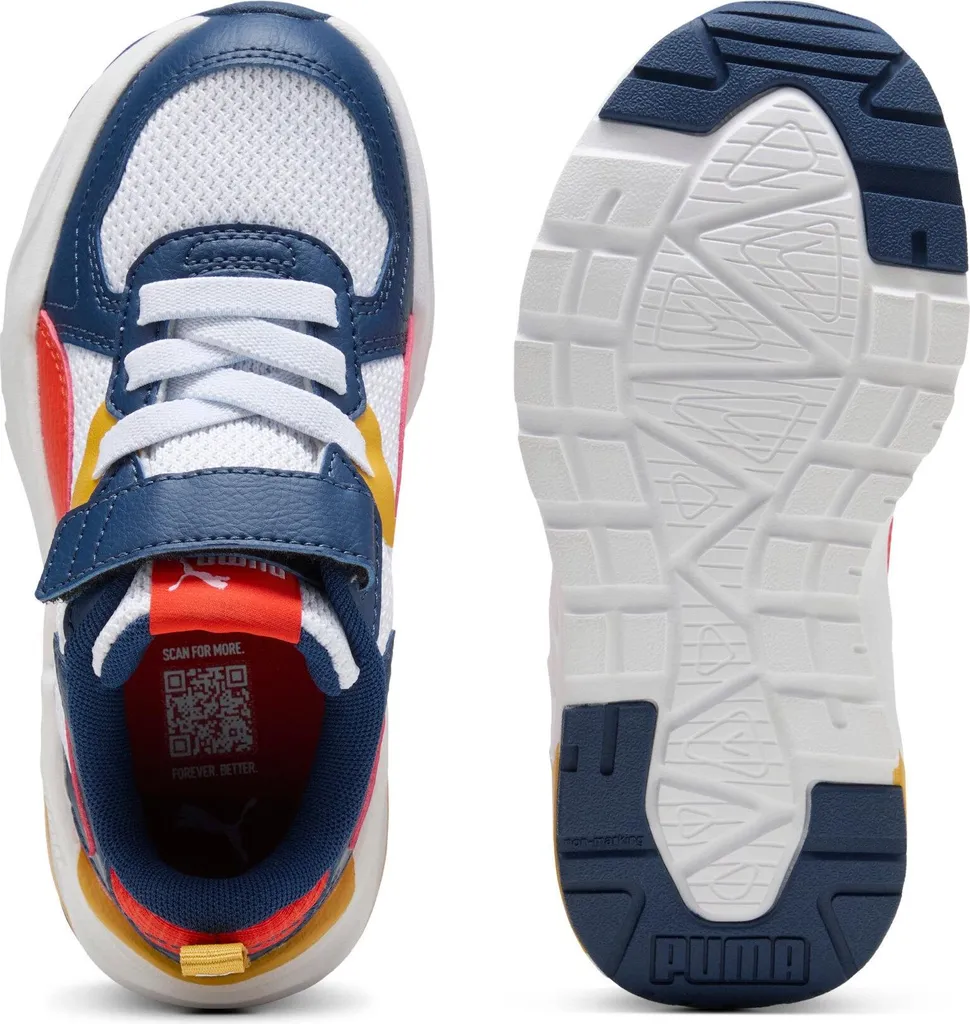 Puma Trinity Lite AC+ PS Baskets Bleues à Scratchs Enfant - Taille 34 - 10