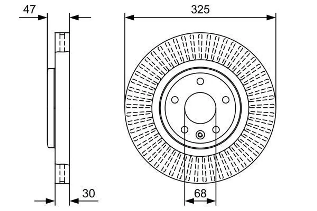 Kit Freinage Ford Explorer Mk5 : 2 Disques BOSCH 325mm pour SUV U502