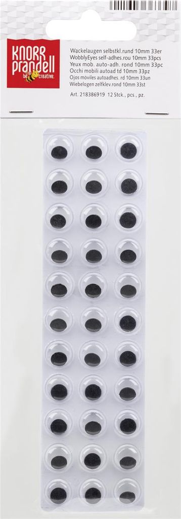 KNORR PRANDELL 218386919 Wackelaugen selbstklebend Ø 10 mm