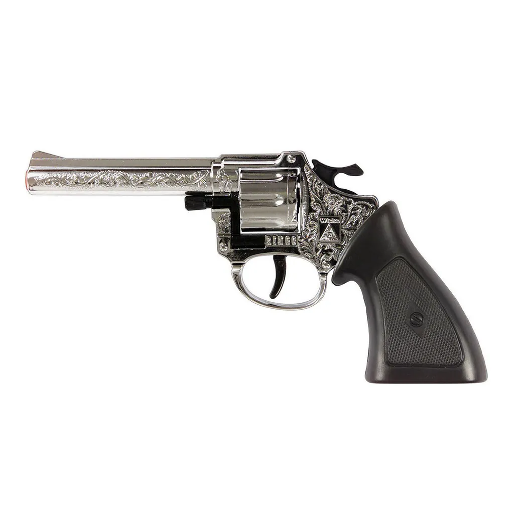 Pistolet pour Carnaval et fêtes : modèle à pétards 8 coups Johntoy - 3