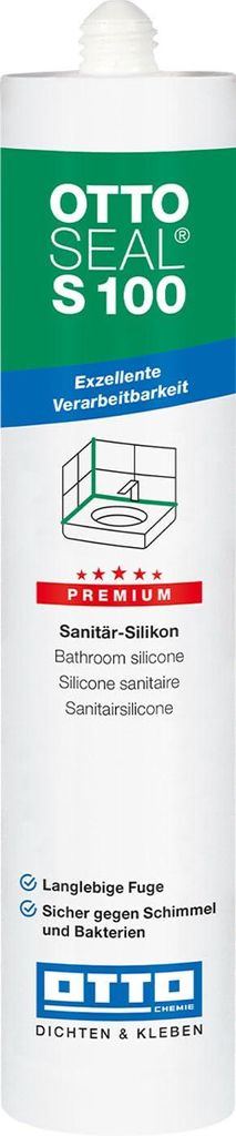 OTTOSEAL Silikon S-100 300ML C00 TRANSPARENT - 1390300 Produktbild 