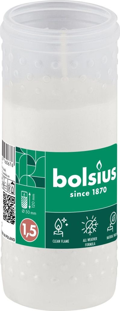 Grablicht-Nachfüllung ´BOLSIUS´ 34 St., 107 g, 50x120 mm Produktbild 