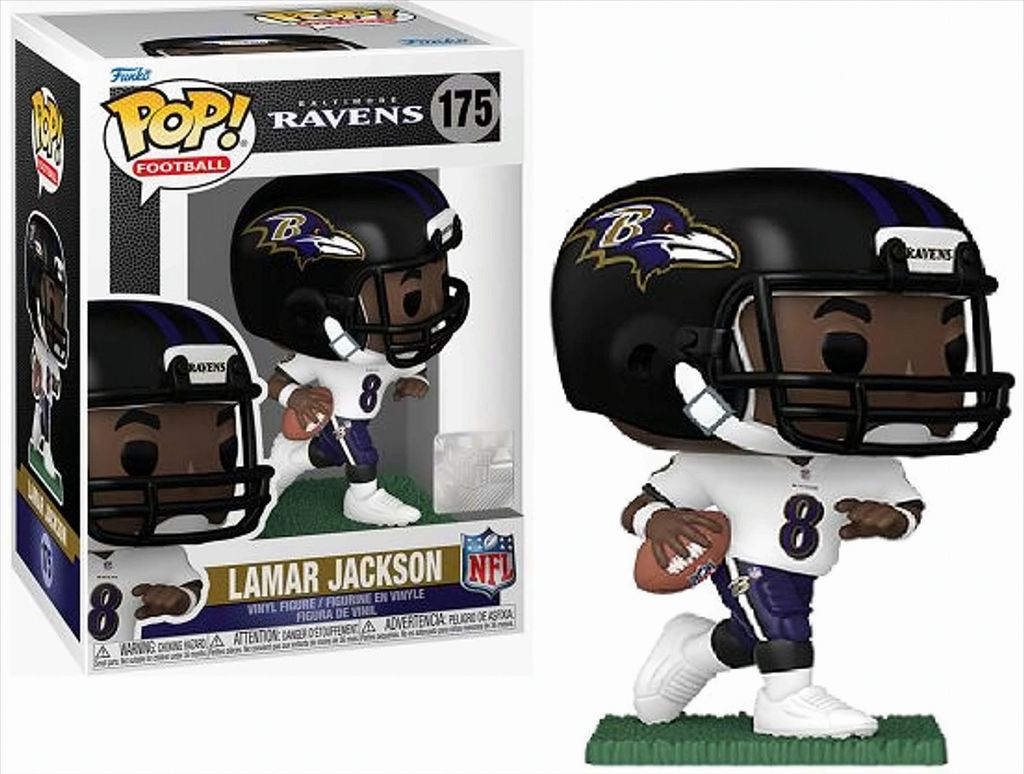 Funko POP! Football #175 - Sammelfigur - Lamar Jackson / Produktbild 
