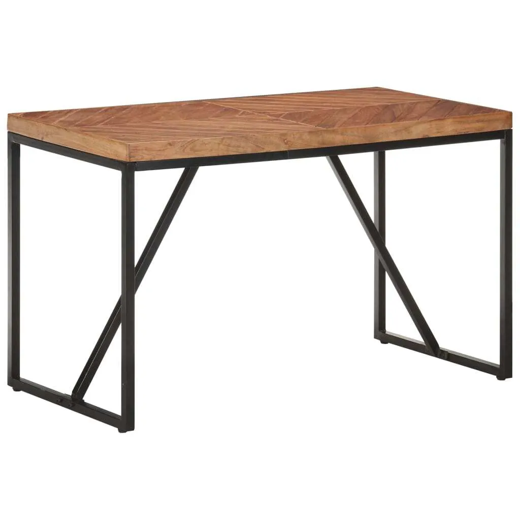 Table à manger bois massif 120x60 cm idéale pour petit salon et cuisine