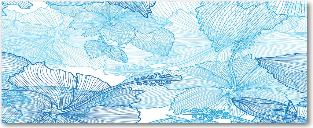 Tulup Glas-Bild Wandbild aus Glas - 125x50 - Wandkunst - Wandbild hinter gehärtetem Sicherheitsglas - Dekorative Wand für Küche & Wohnzimmer ...