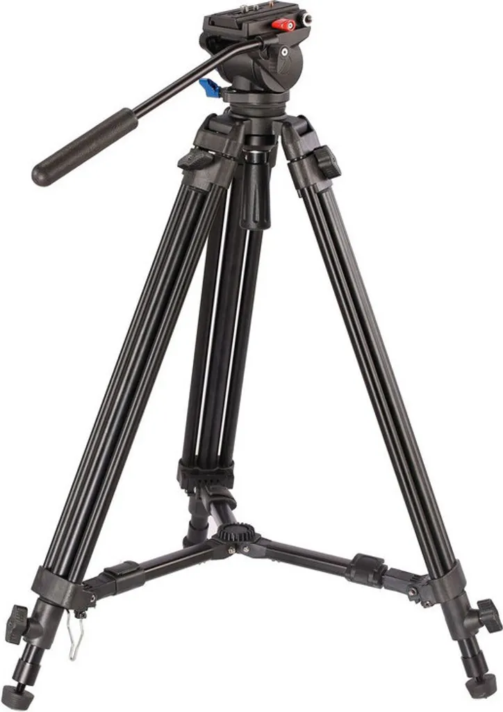 Trépied Vidéo Professionnel Leofoto VT-10 avec Tête Fluide et Bol 60mm