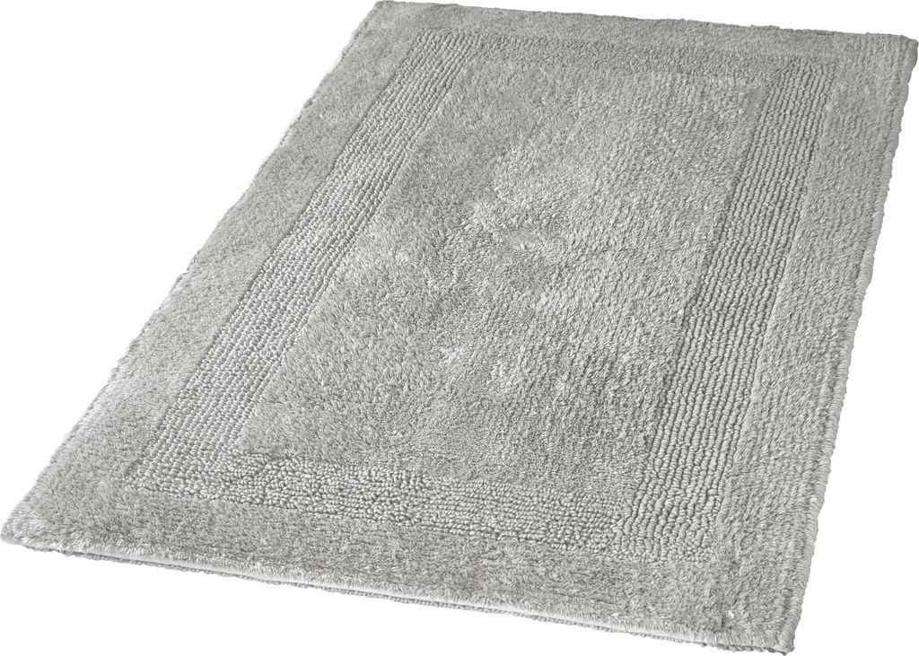 Kleine Wolke Badteppich ARIZONA Silbergrau 80 x 140 cm