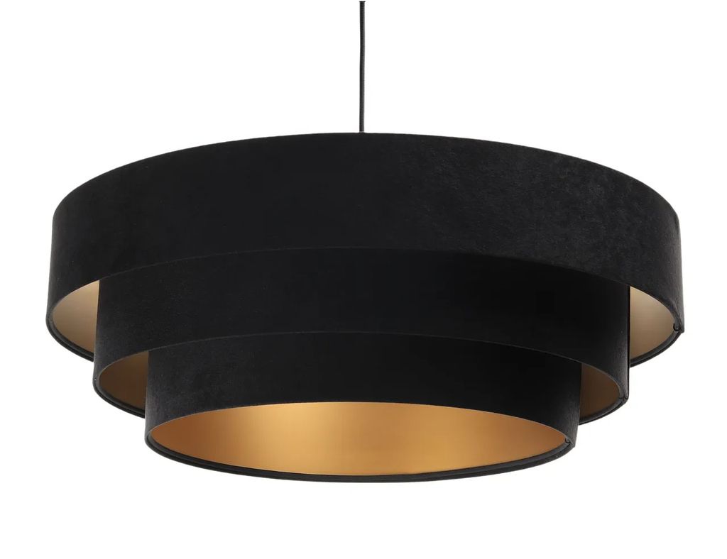 Lampa wisząca TRIO czarna/złota Zdjęcie produktu 
