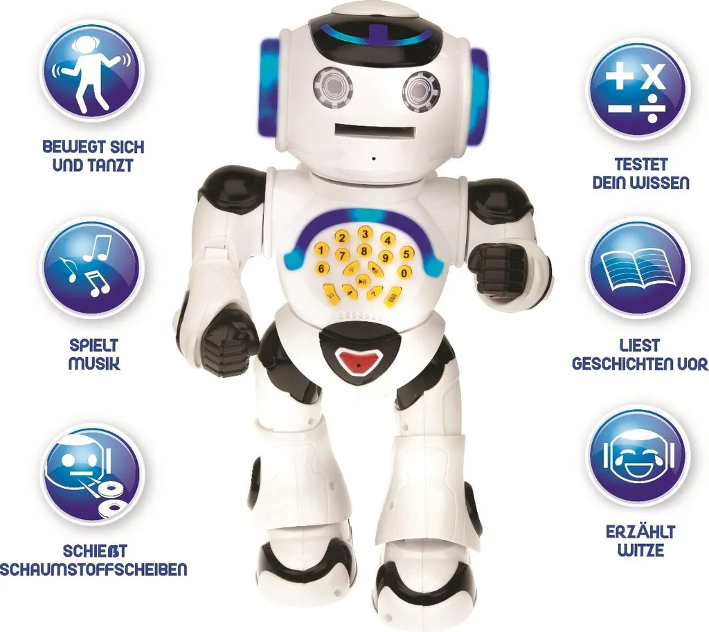 POWERMAN Robot éducatif interactif avec télécommande Lexibook (DE) - 13