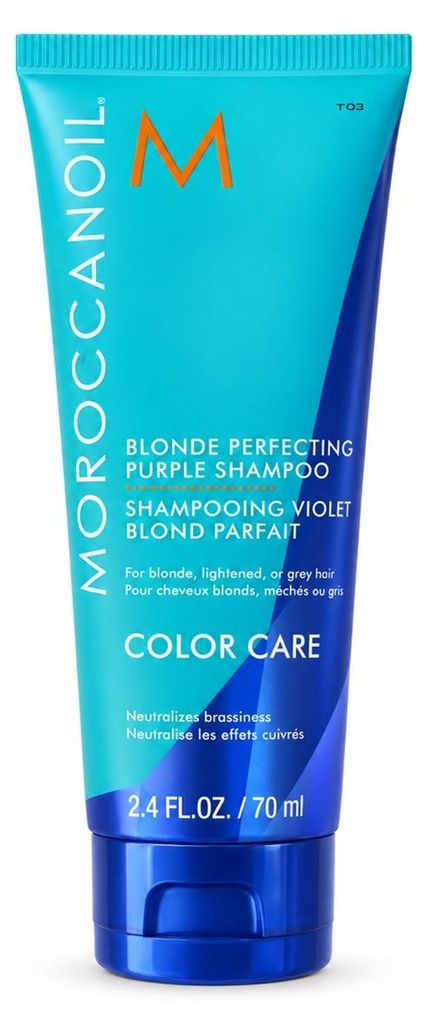 Moroccanoil, Color Care Blonde Perfecting Purple, champú Imagen del producto 