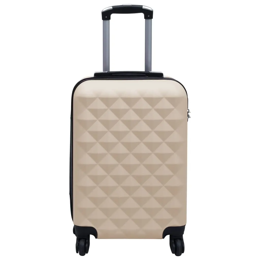 Valise Trolley à coque dure Golden ABS robuste pour voyage en avion