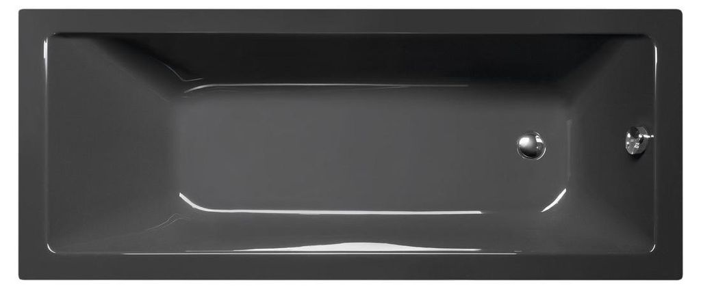 Polysan NOEMI Rechteckwanne 170x70x39cm, grau