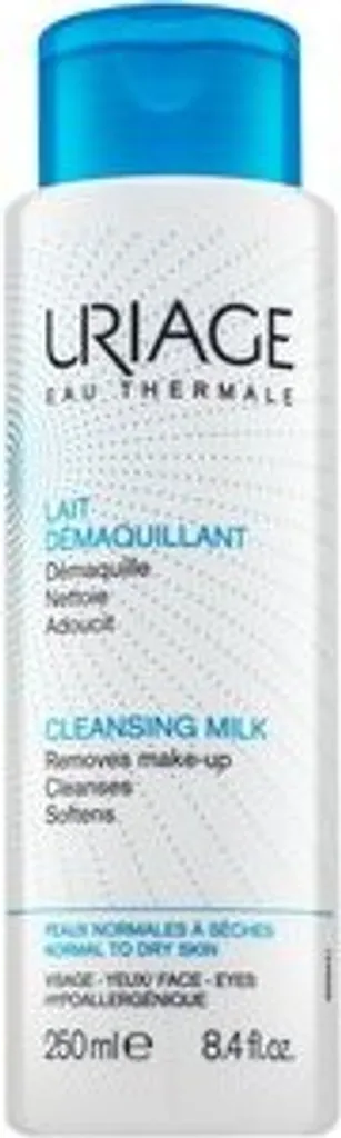Uriage Lait Démaquillant Hygiène 250ml - Nettoyant Visage Doux et Frais