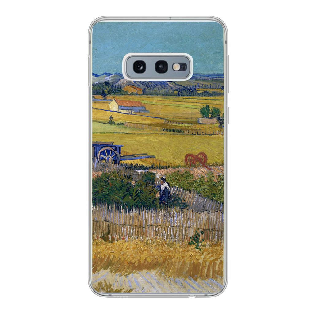 MuchoWow Handyhülle Schutzhülle Hülle für Samsung Galaxy S10e Die Ernte - Vincent van Gogh Silikon Softcase Handy Hülle - Handy