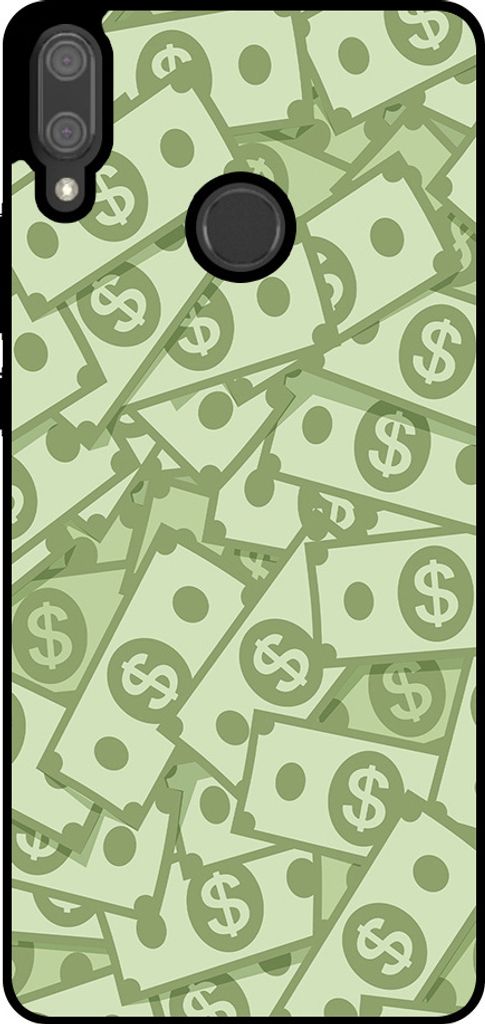 Smartphonica Telefon Fall geeignet für Huawei Y9 (2019) mit Geld Impressum - TPU Backcover Fall mit Geld Design