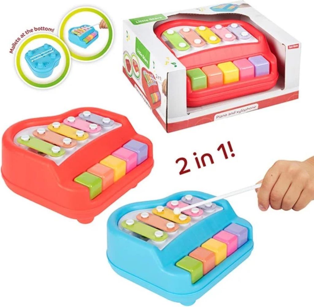 Toi-Toys Baby Piano et Xylophone Jouets avec baguettes - le Image du produit 