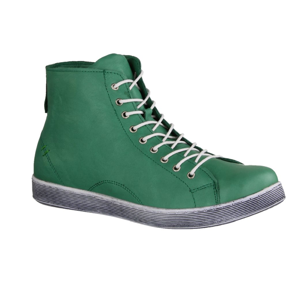 Andrea Conti Damen High Top Sneaker Schnürer Leder