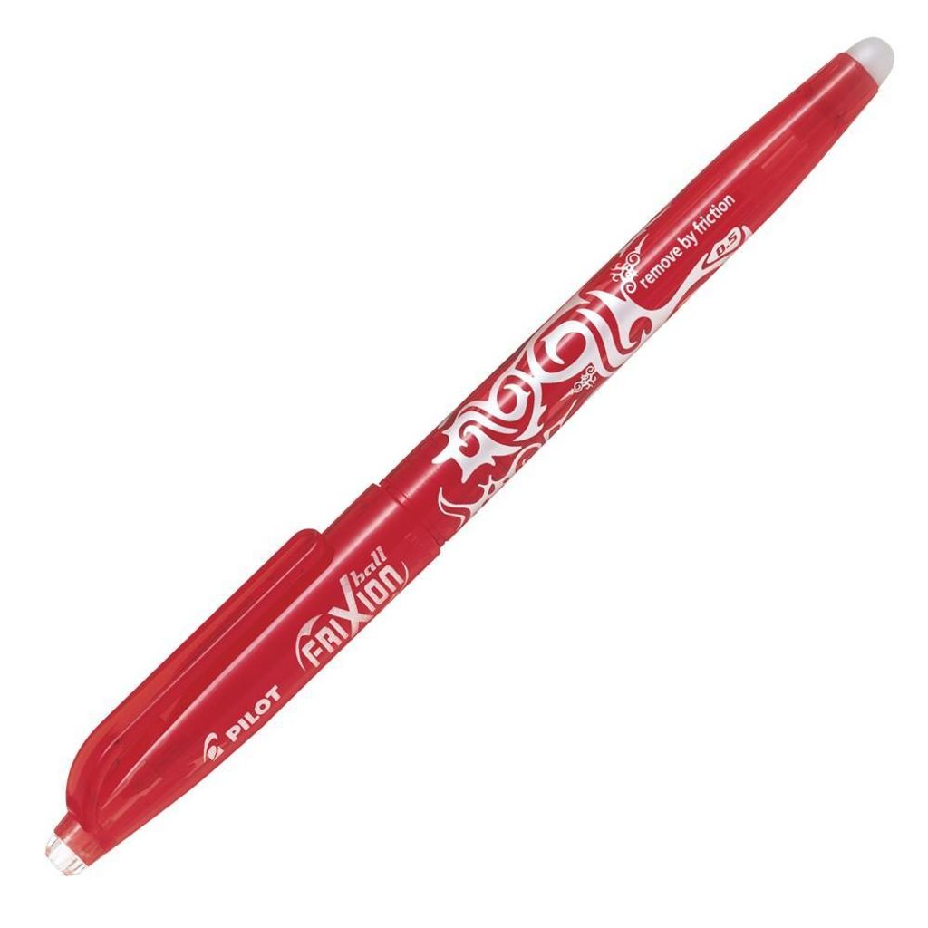 Tintenroller FriXion Ball 0.5 - 0,3 mm rot radierbar. Packung mit 12 Stück