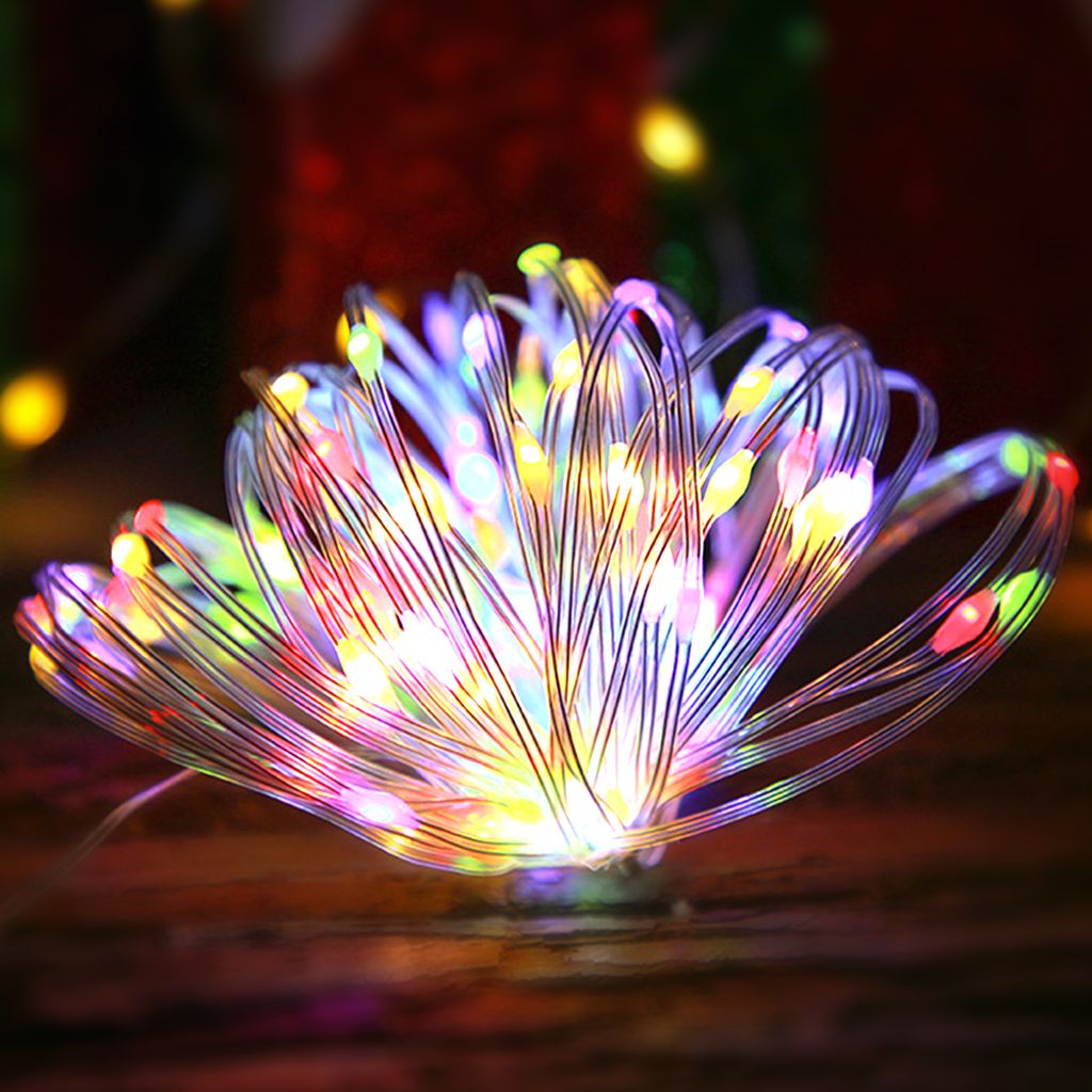 3x2M 200LEDs LED Lichterkette Lichtervorhang Bunt mit 8