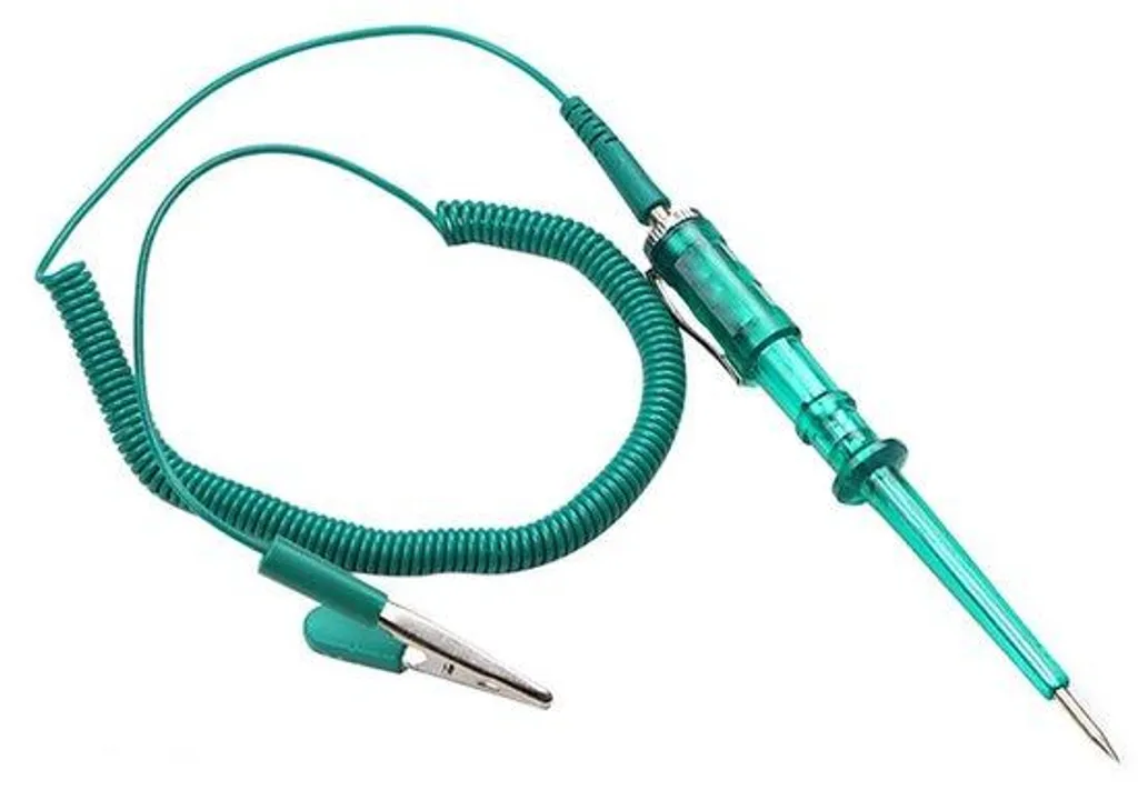 Lot de 2 pinces de test pour ampoules et testeur de tension 12V 24V