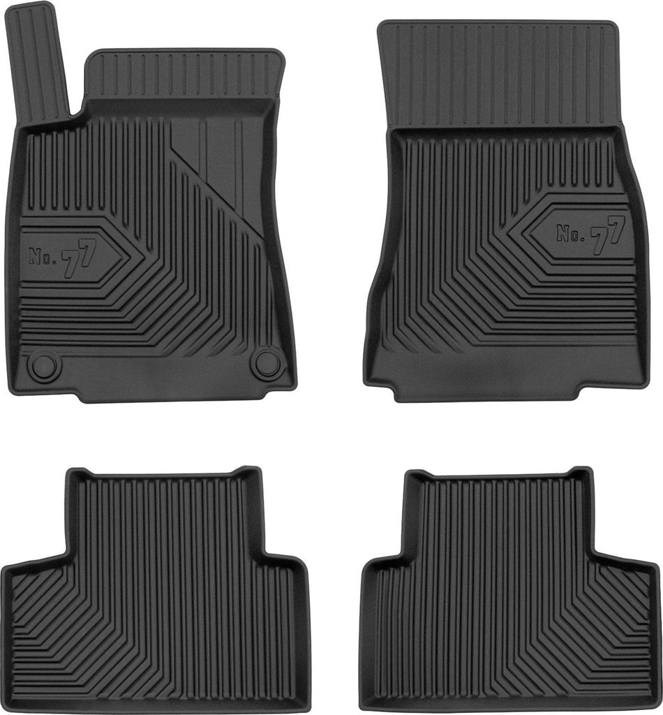 Fußmatten Gummimatten für Mercedes-Benz GLB X247 2019-2025 TPE Schwarz 4 tlg