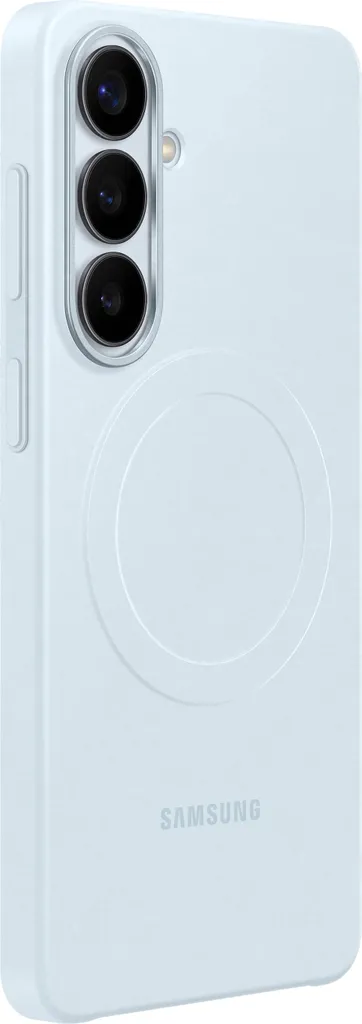 Coque Magnétique en Silicone Samsung Galaxy S26 Plus Bleu Clair Doux
