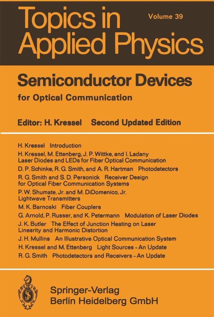 Semiconductor Devices for Optical Communication