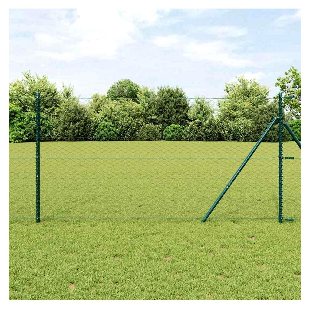 Graue Zaunpfosten, 100 x 1,4 m (Treillis 36 mm), für Garten und Außenbereich, dekorative Tierbarriere