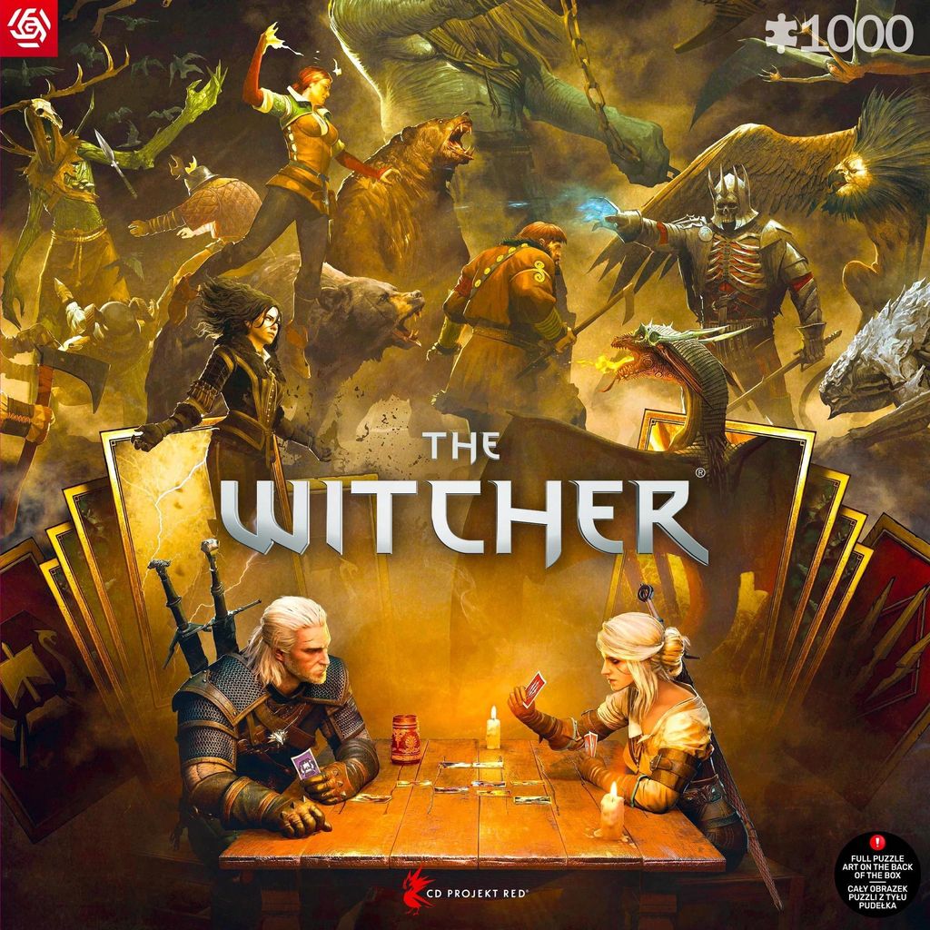 The Witcher Puzzle Playing Gwent (1000 Teile) Produktbild 