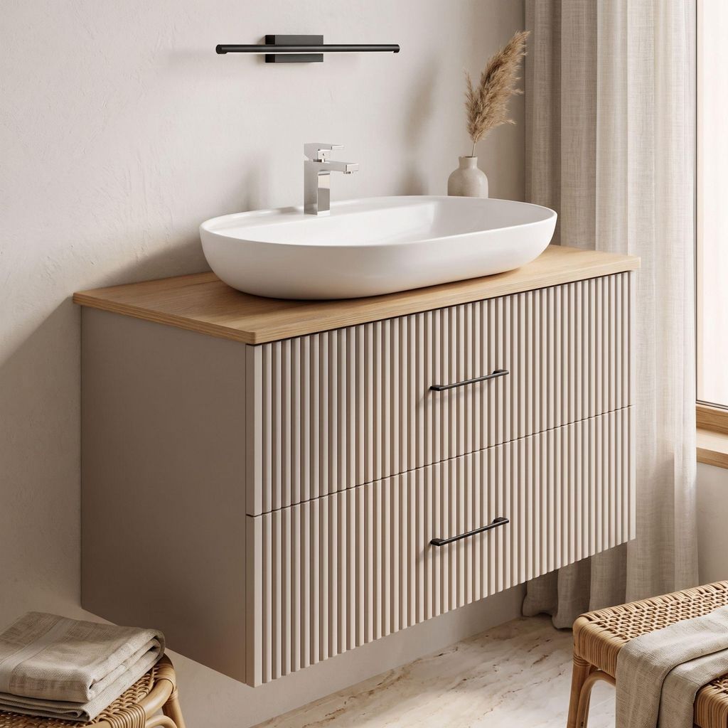 Waschtisch-Set Liana | Waschbecken mit Unterschrank 100 cm Produktbild 