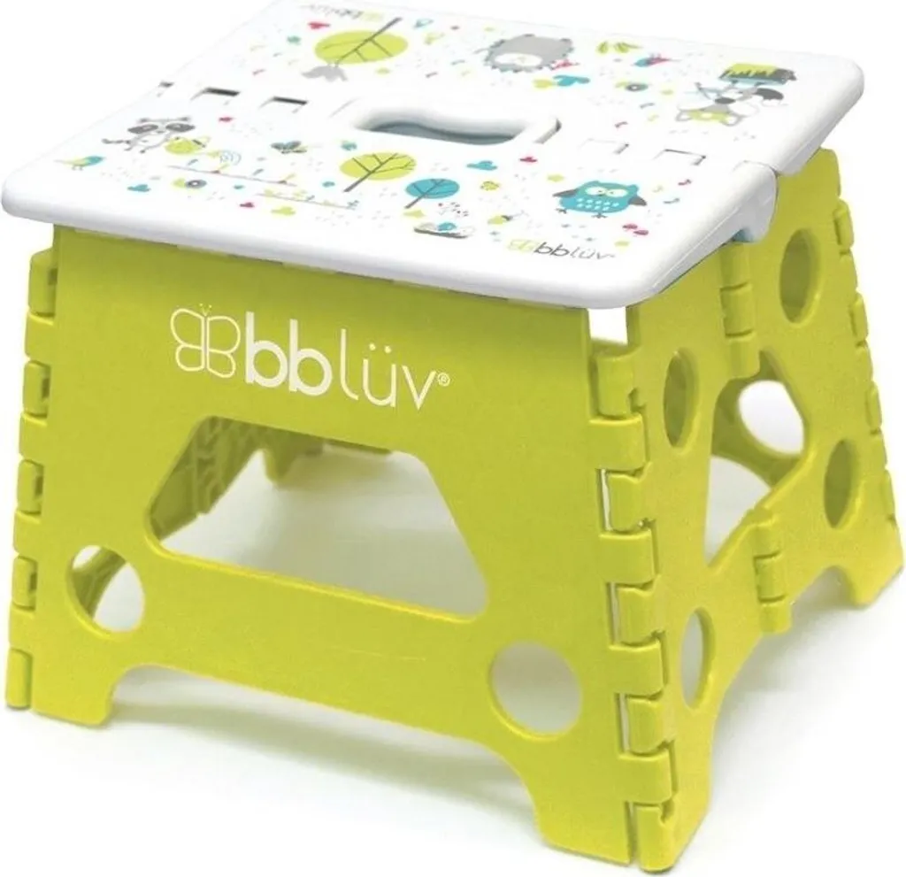 BBLÜV Stäp Sgabello Pieghevole Lime: La Pedana Sicura per Bambini