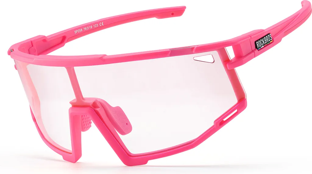 Occhiali Sportivi ROCKBROS Rosa: Stile Road-to-Sky e Lenti Intelligenti