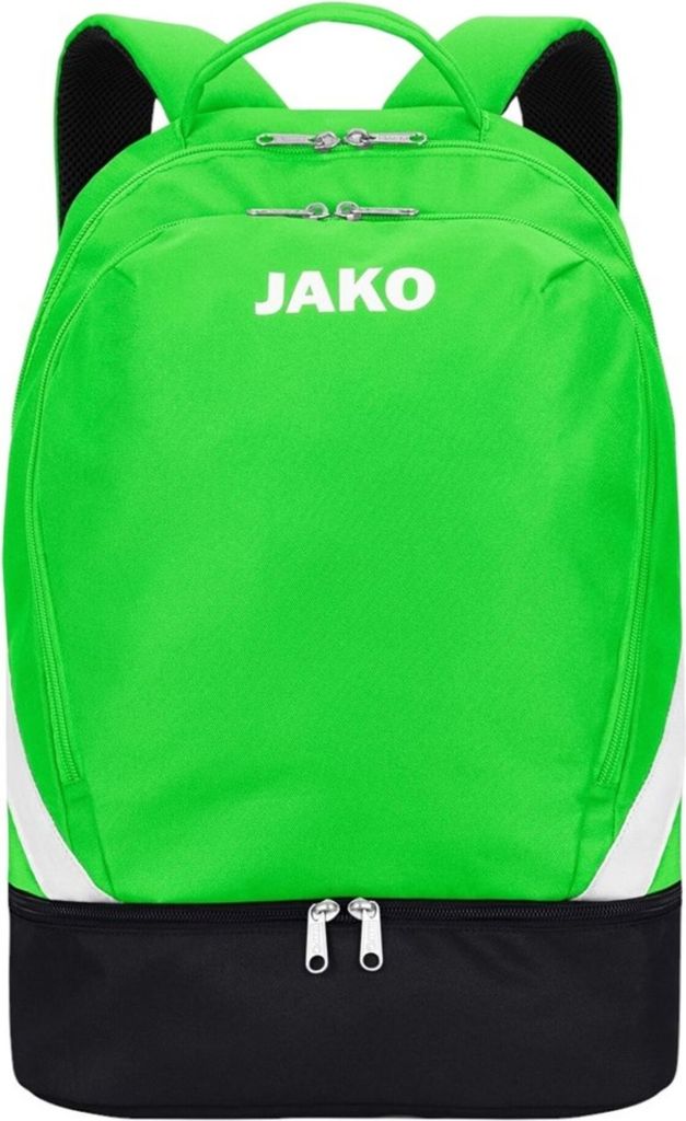 JAKO Uni Rucksack Iconic, Farbe:neongrün/schwarz, Produktbild 