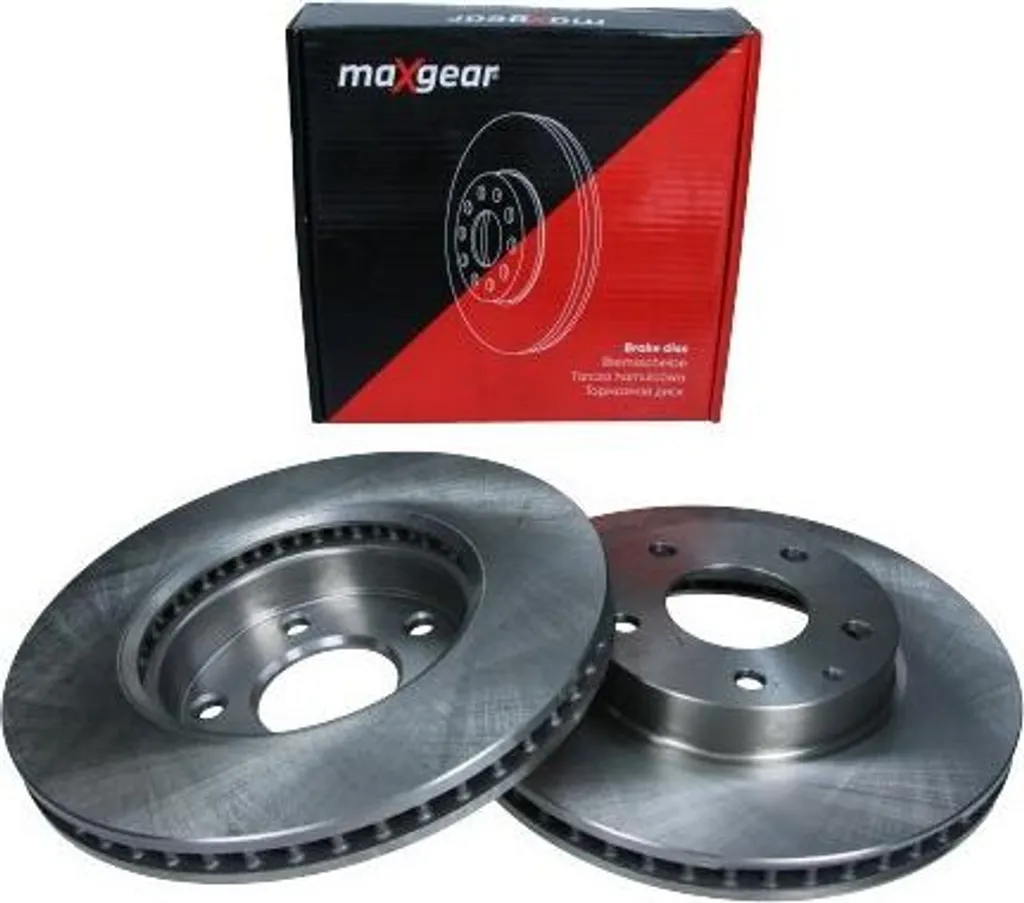 2x Disques de Frein Avant MAXGEAR 19-3503 pour MAZDA 3 et CX-3 Qualité OE