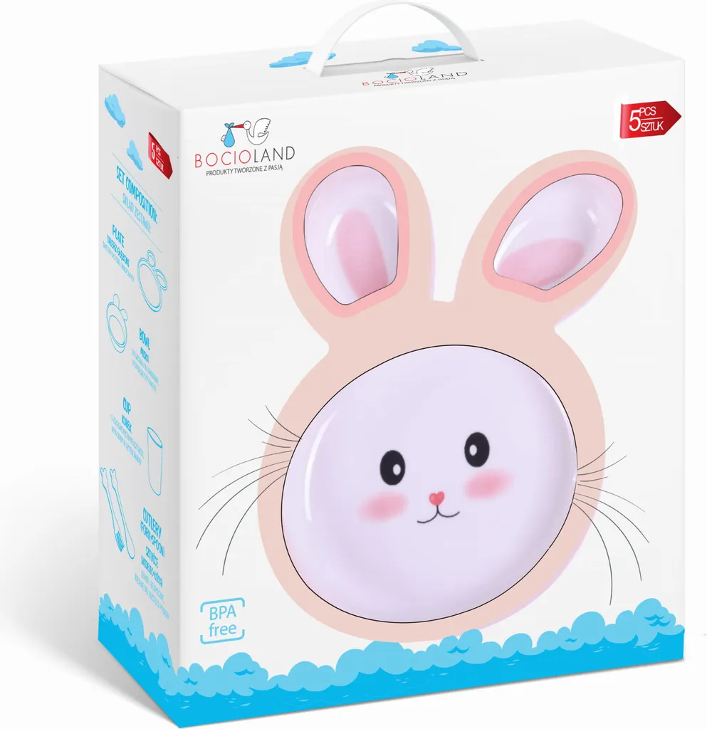 Set Pappa Bambini BOCIOLAND KINGDOM 5 Pezzi: Qualità e Sicurezza - 8