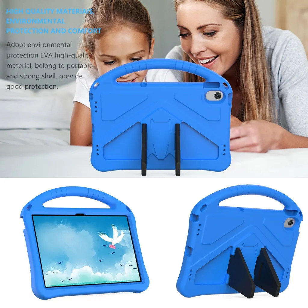 Custodia Per Bambini Huawei MatePad T8 8.0: EVA Antiurto Con Maniglia E Supporto, Colore Rosso!