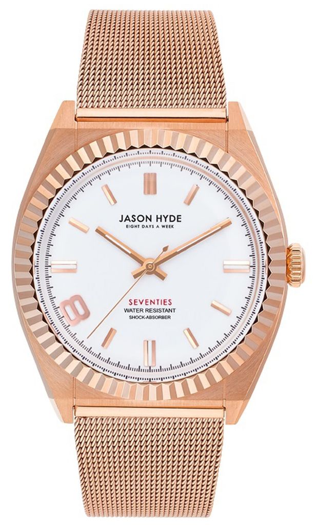 JASON HYDE JH20016 Uhr. Quarz, Weiß. Damenuhr.