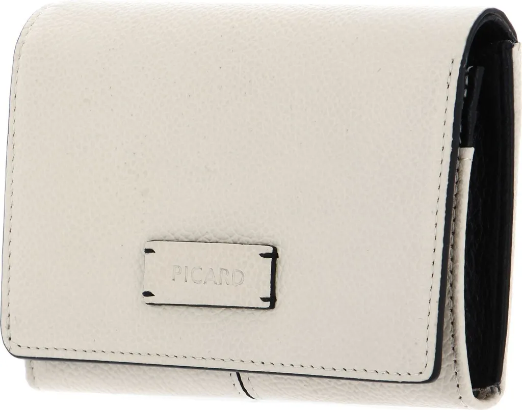 Porte-monnaie Zippé Picard Beast 1 en Cuir Véritable Beige Cookie Premium