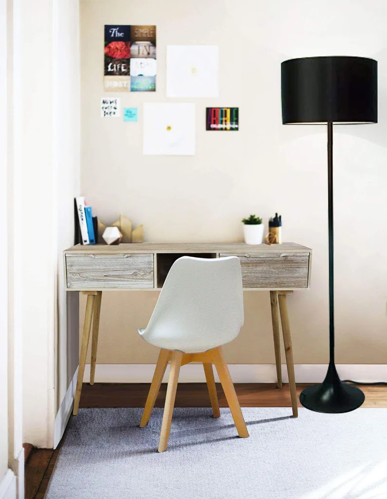 Petite console de rangement 2 tiroirs en bois pour optimiser l'espace - 6