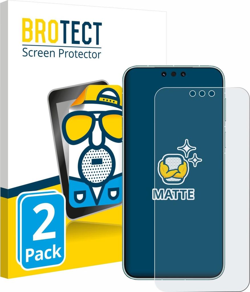 2x BROTECT Schutzfolie für Huawei Mate 80 Pro Max Displayschutz Displayschutzfolie Folie Matt Entspiegelungsfolie