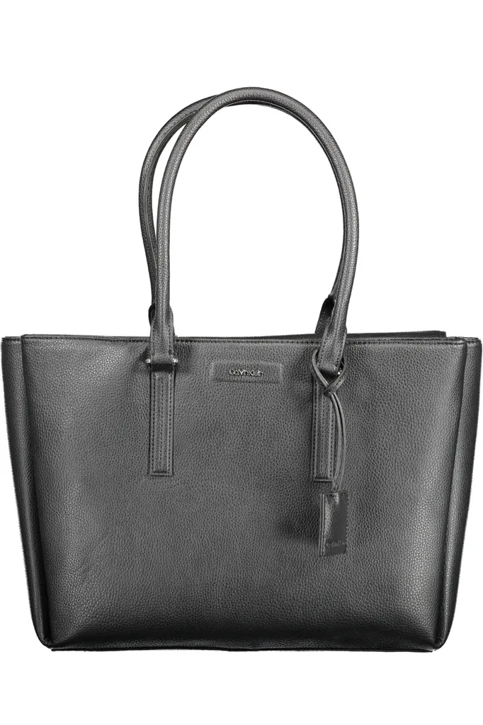 Sac Calvin Klein k60k609623 Noir - Sac Cabas Slim Tote Dressed Femme