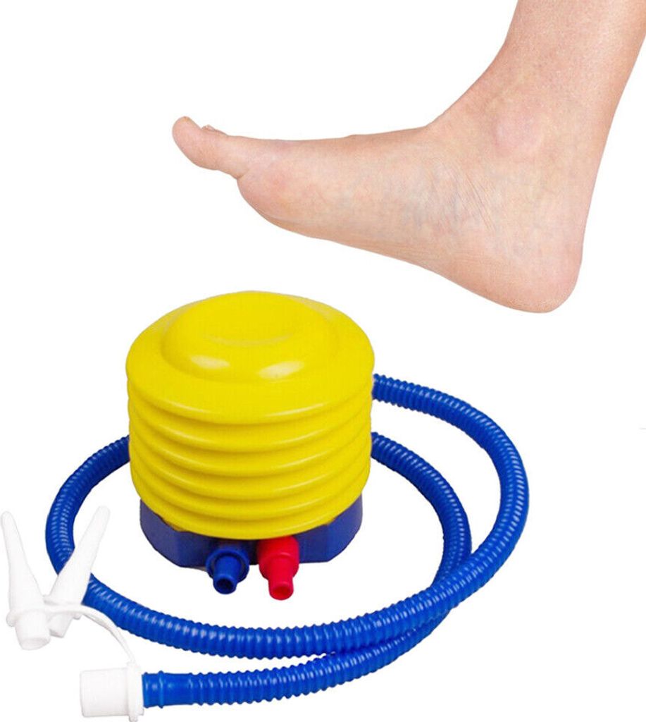 Kleine Fußpedal - Luftpumpe für Ballons und Yoga - Bälle