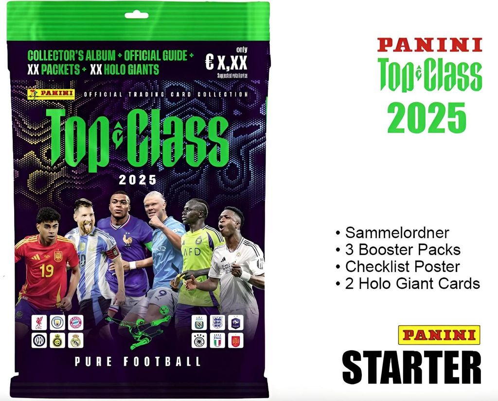 Panini Verlags Top Class 2025 TCs Starter Set Obrázok produktu 