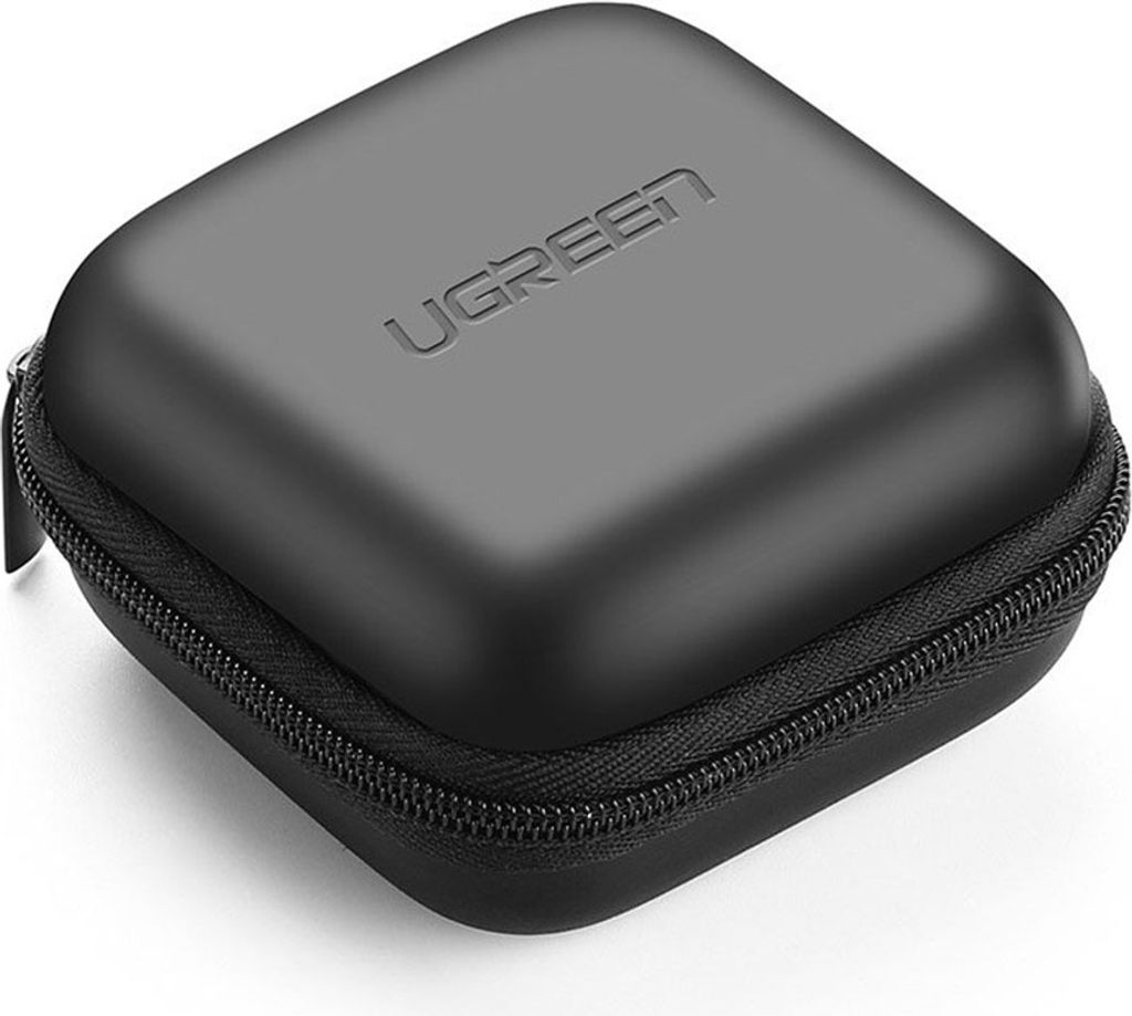 UGREEN Tasche für Kopfhörer und Zubehör, 8x8cm - Schwarz Produktbild 