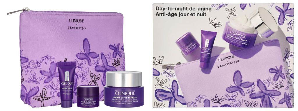 Cream 50 ml/Serum 10 ml/Eye Cream 5 ml Clinique Smart Clinical Repair Serum Anti-Aging Giftset