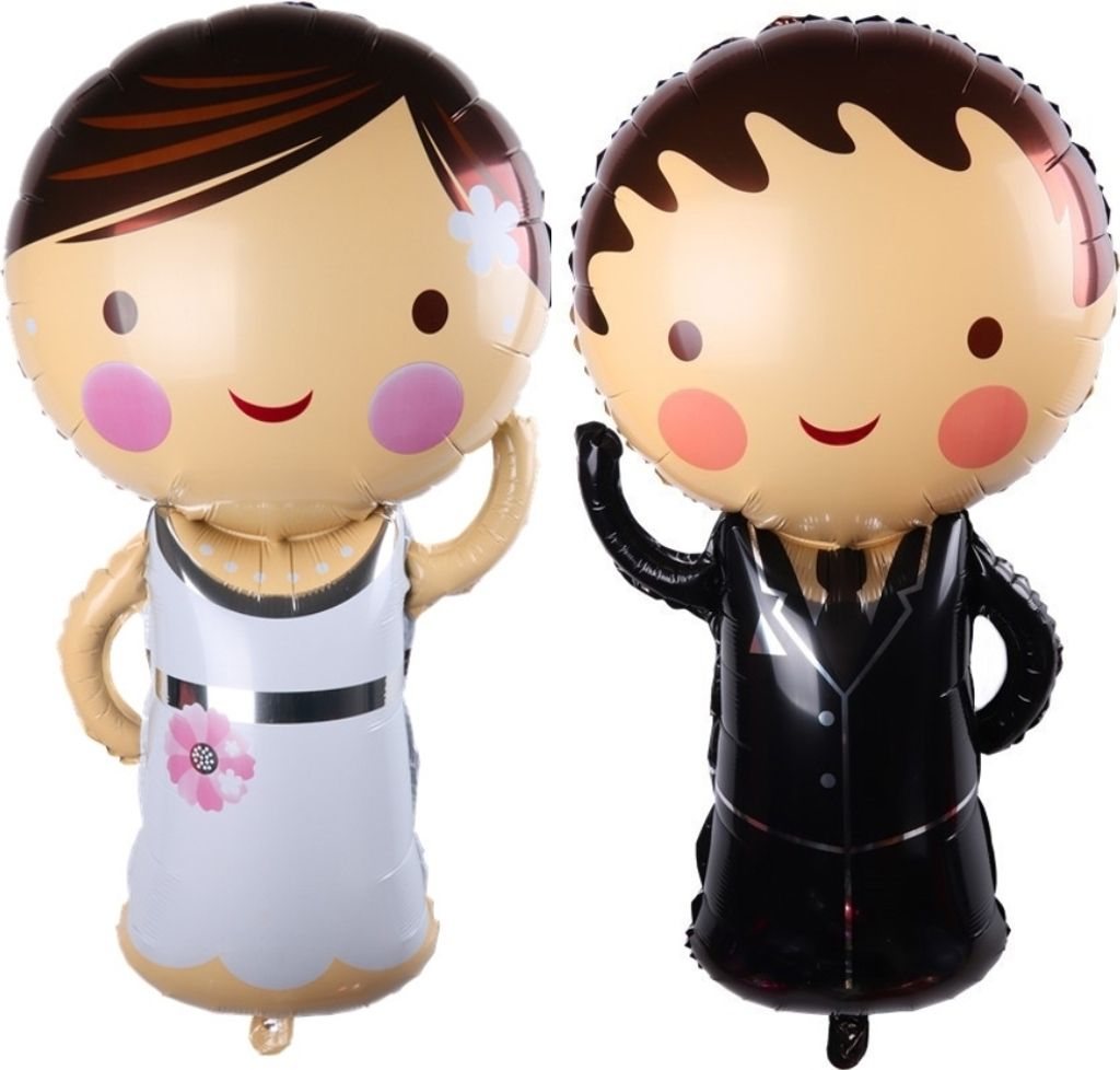 Mr. & Mrs. Folienballon 40 x 20 CM Luftballon Produktbild 