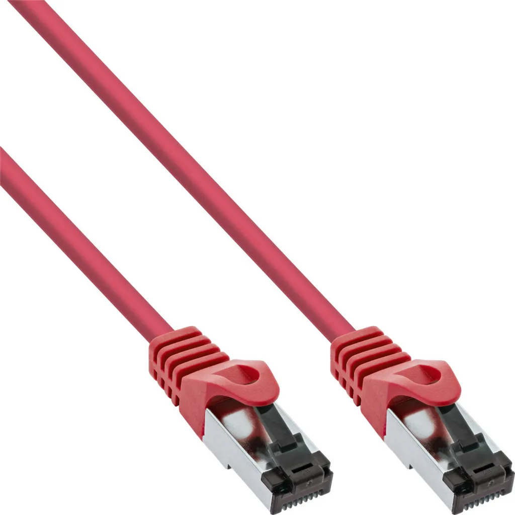 Cavo Ethernet Cat.8.1 InLine 78807R S/FTP 2000MHz 7,5m Rosso Gaming