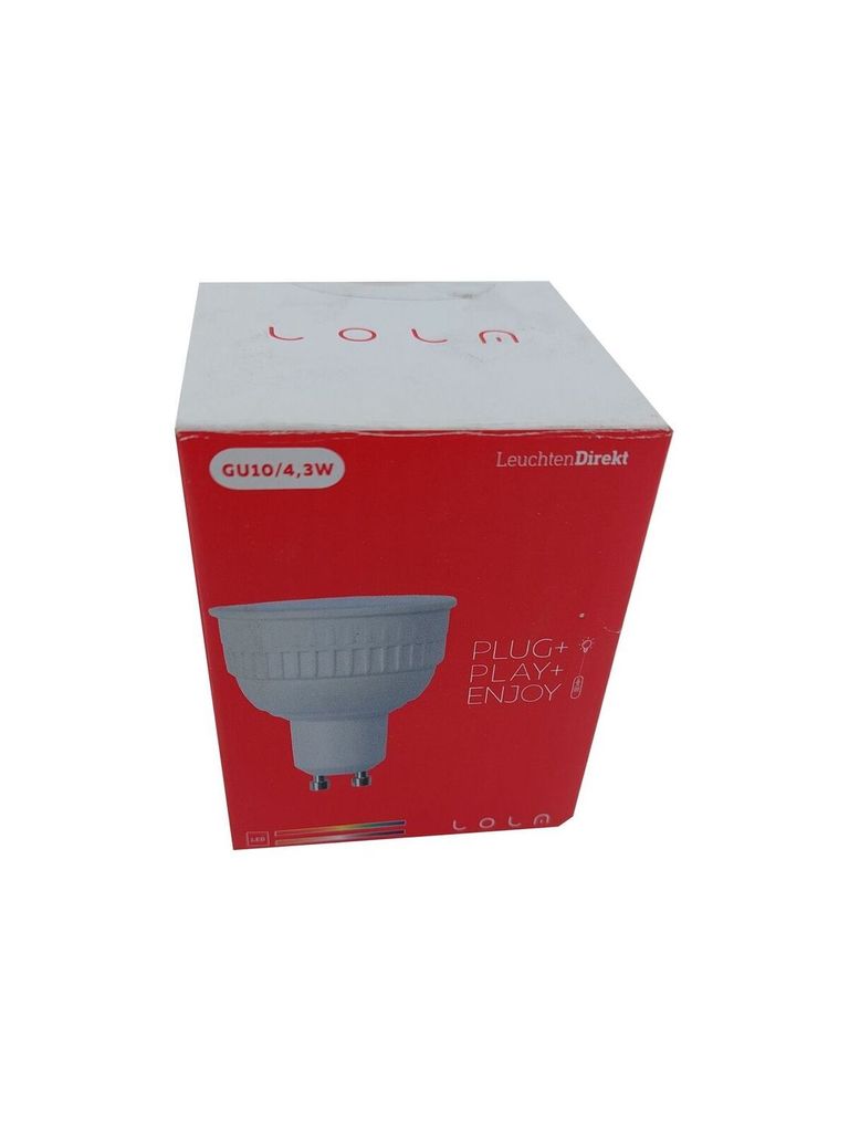Leuchten Direkt LED Leuchtmittel GU10 RGBW 4,3W 250Lumen IR Immagine del prodotto 