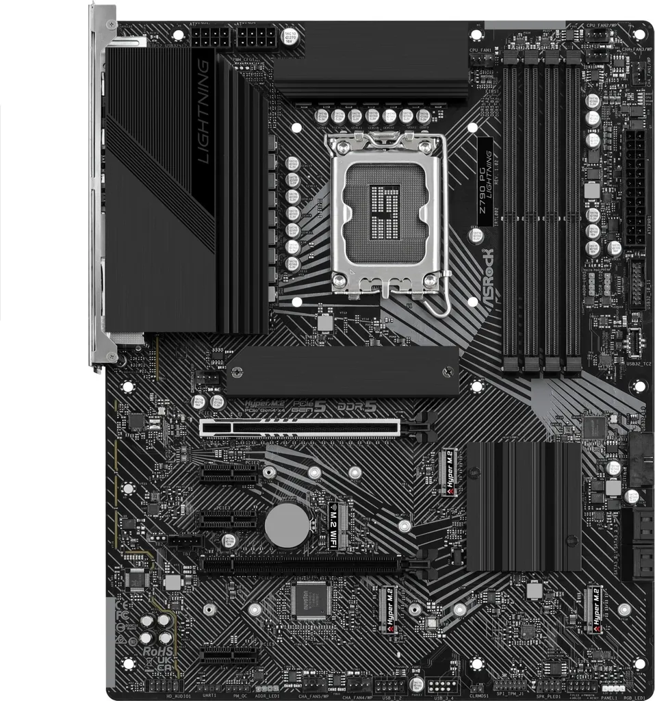 ASRock Z790 PG Lightning avec DDR5 et PCIe 5.0 pour Socket LGA1700 - 3